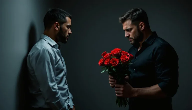 Bouquet de roses rouges symbolisant des excuses et le pardon.